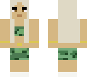 blonde girl ( camo co-ord )