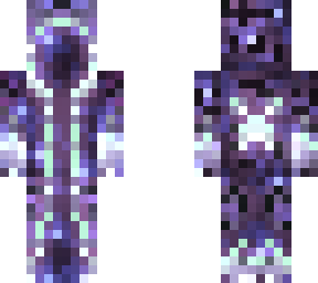 glowing purple sculk mage