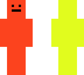 one colour, one side