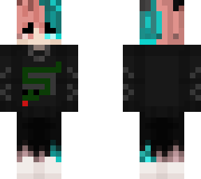 pink and blue hoodie
