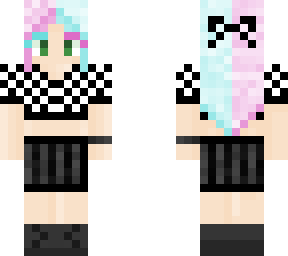 split dye goth girly