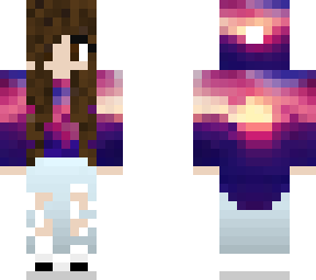 sun set girl