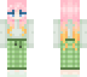 green pajamas