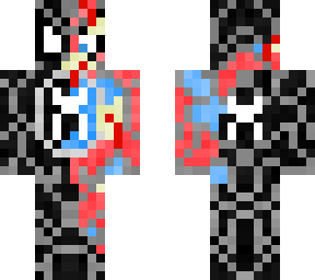 half venom spider-man