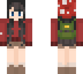 nature gal (mushroom + backpack)