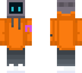 orange tv head
