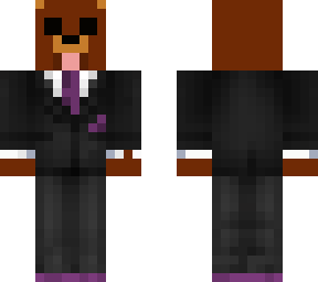 rubius con traje normal (morado)