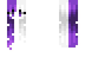 female hb - royal purple & white split