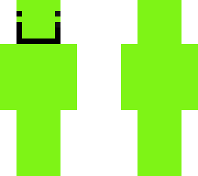 green smiling man