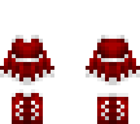 ob - red christmas dress w/ boots