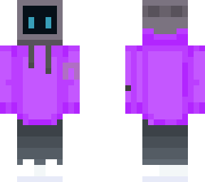purple tv head
