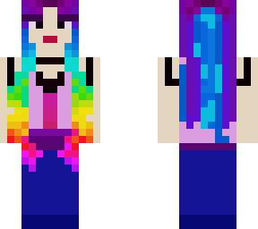 rainbow hair