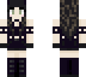 simple goth skin