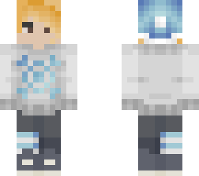 blonde winter boy