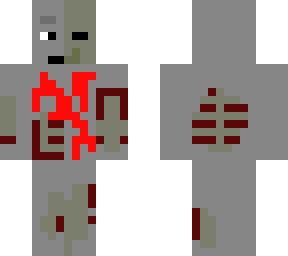 buddy, the dummy (w/bone-showing wounds)