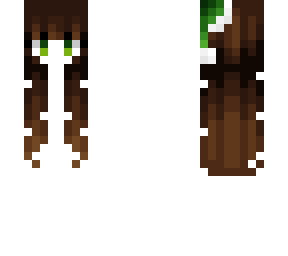 female hb - coca brown w/ green santa hat
