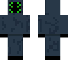 kind robot in hooded clothing