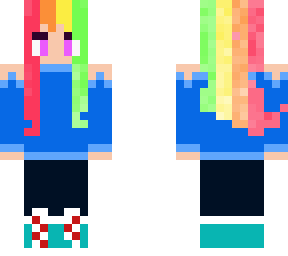 magical rainbow girl