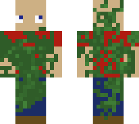 man getting corrupted by nature