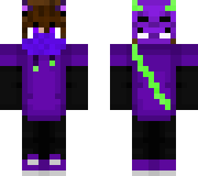 purpel demon boy