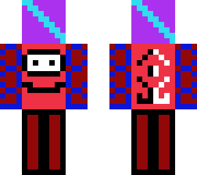 visually noisy textile man
