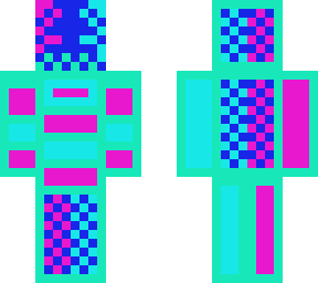 a very abstract man. (was supposed to be last weeks skin)