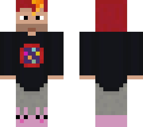 auron red hair