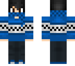 blue christmas sweater boy