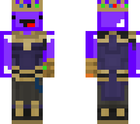 derp thanos with techno crown