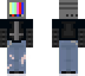grunge tv head