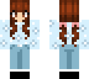 light blue winter sweater