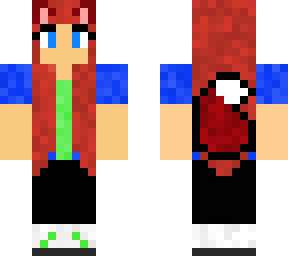 long red haired fox girl