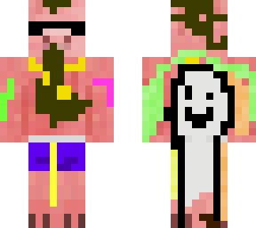 pig with shorts