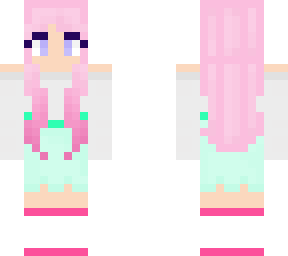 pink hair girl