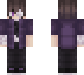 yoru with eye patch oc of luxy133