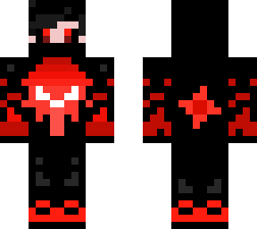 black red