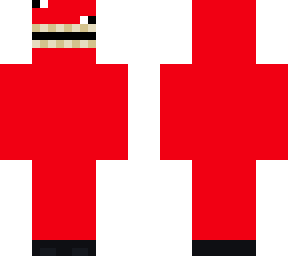 creepy red man
