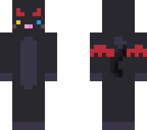 devil cat (ears are on top of the head)