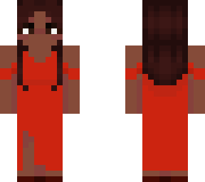 fancy red dress girl