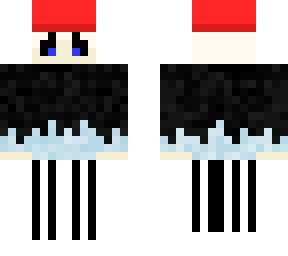 my blonde skin with flame sweater (& red beanie) [legs re-edit]
