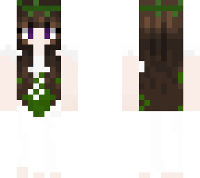 swamp queen w white blouse and green corset (credit to cleora for the hair base)