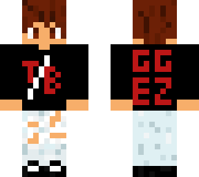 teen guy with technoblade merch