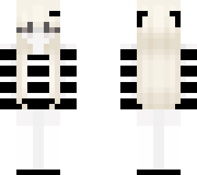 black white