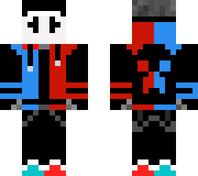clownpiercer red/blue wolf