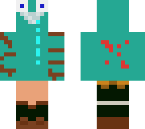 drake the cyan frog he is also dumb