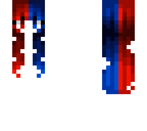 female hb - red & dark blue split v2