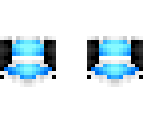 ob - light blue xmas dress w/ gloves