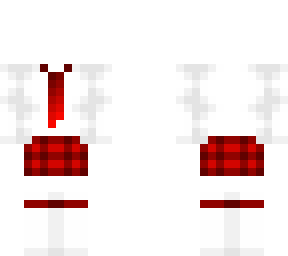ob - xmas white w/ red tie & skirt