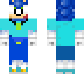 sonic-super-pro-sin-for-skinde - super pro-tip-minecraft-skin-supersupersuper pr