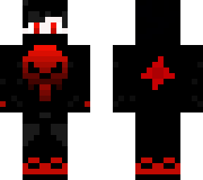 black red